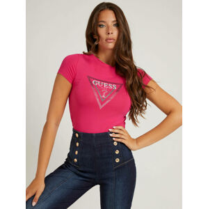 Guess dámské růžové tričko - S (G6D0)